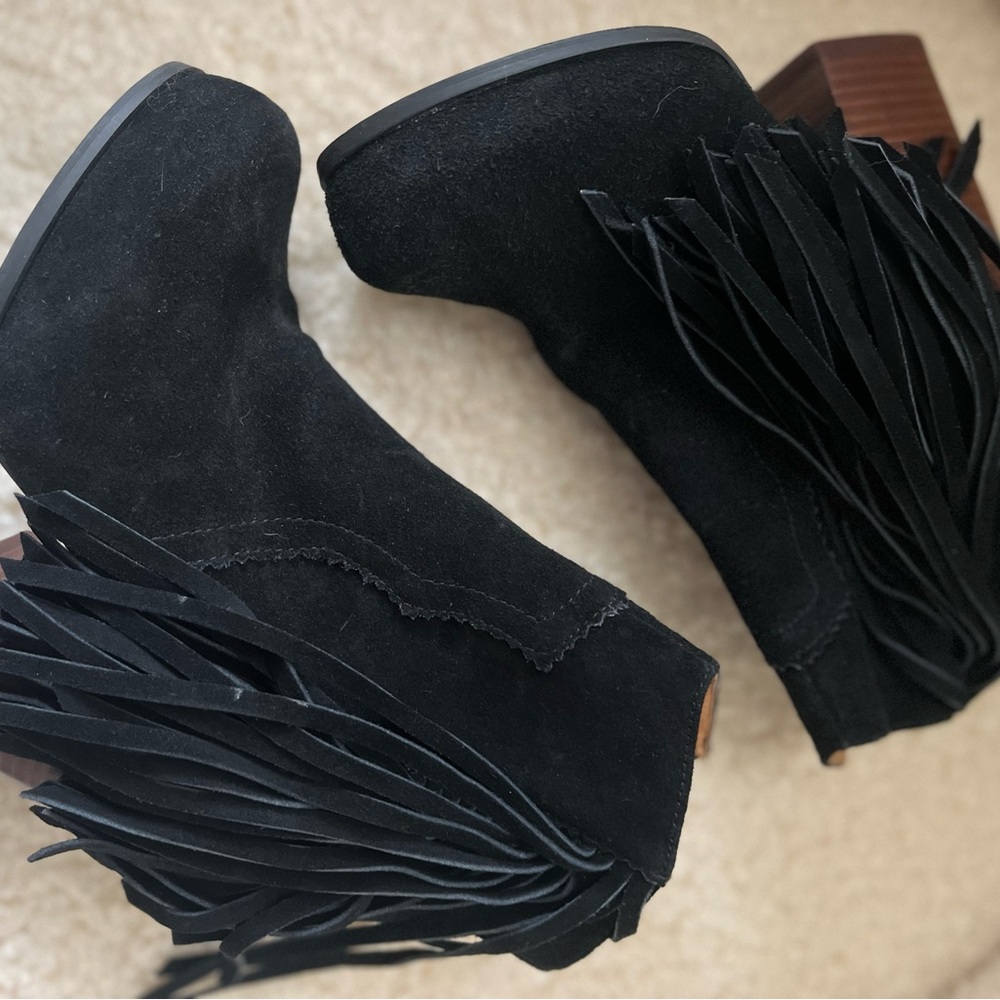 Jeffrey Campbell fringe boots - Picture 4 of 5